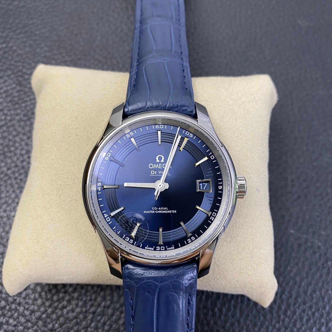 Vibrant CBD Factory Omega De Ville Hour Vision 41mm Blue Dial (431.33.41.21.03.001) 1:1 Super Clone – DD8900 Movement 330